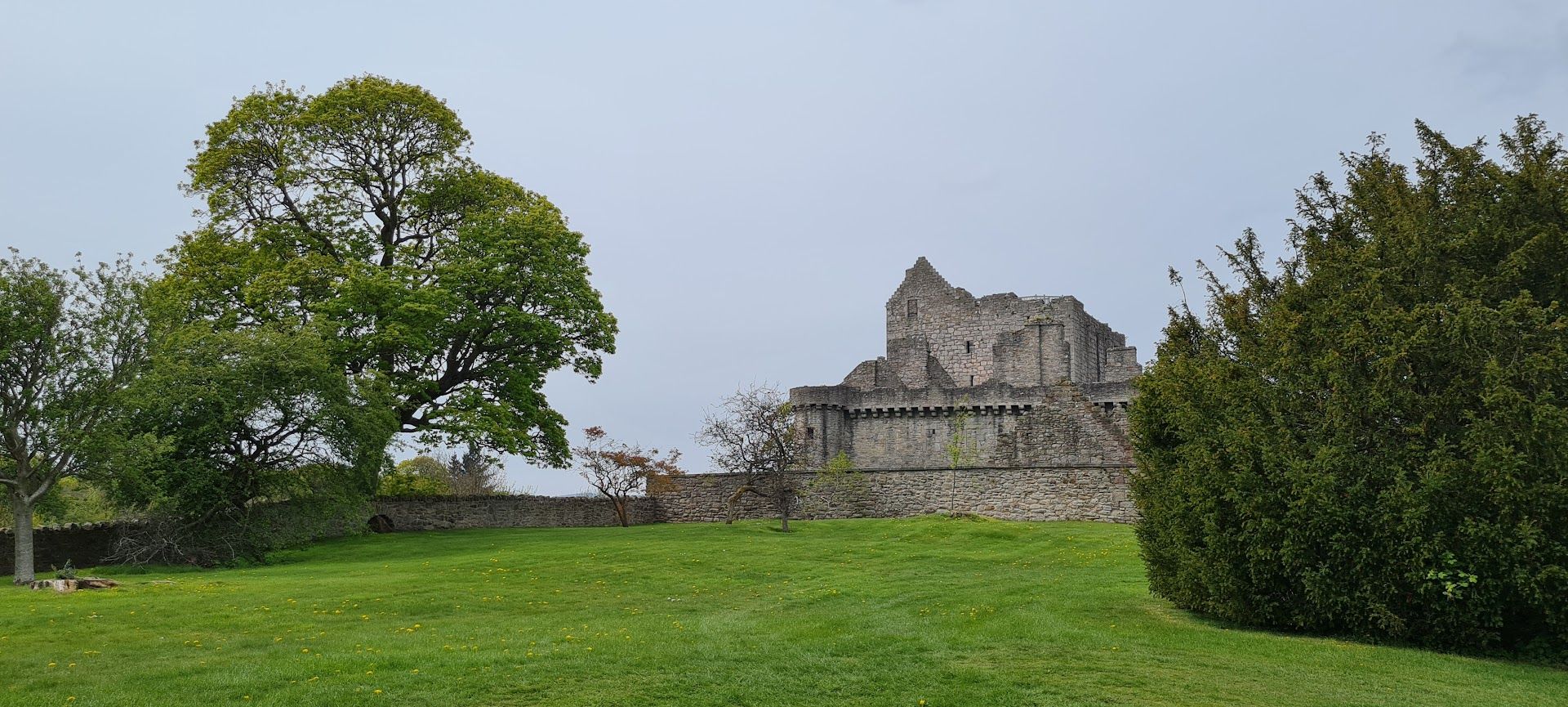 Fachada del castillo Graigmillar